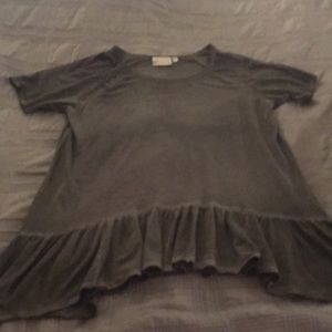 Super cute ruffle tunic.